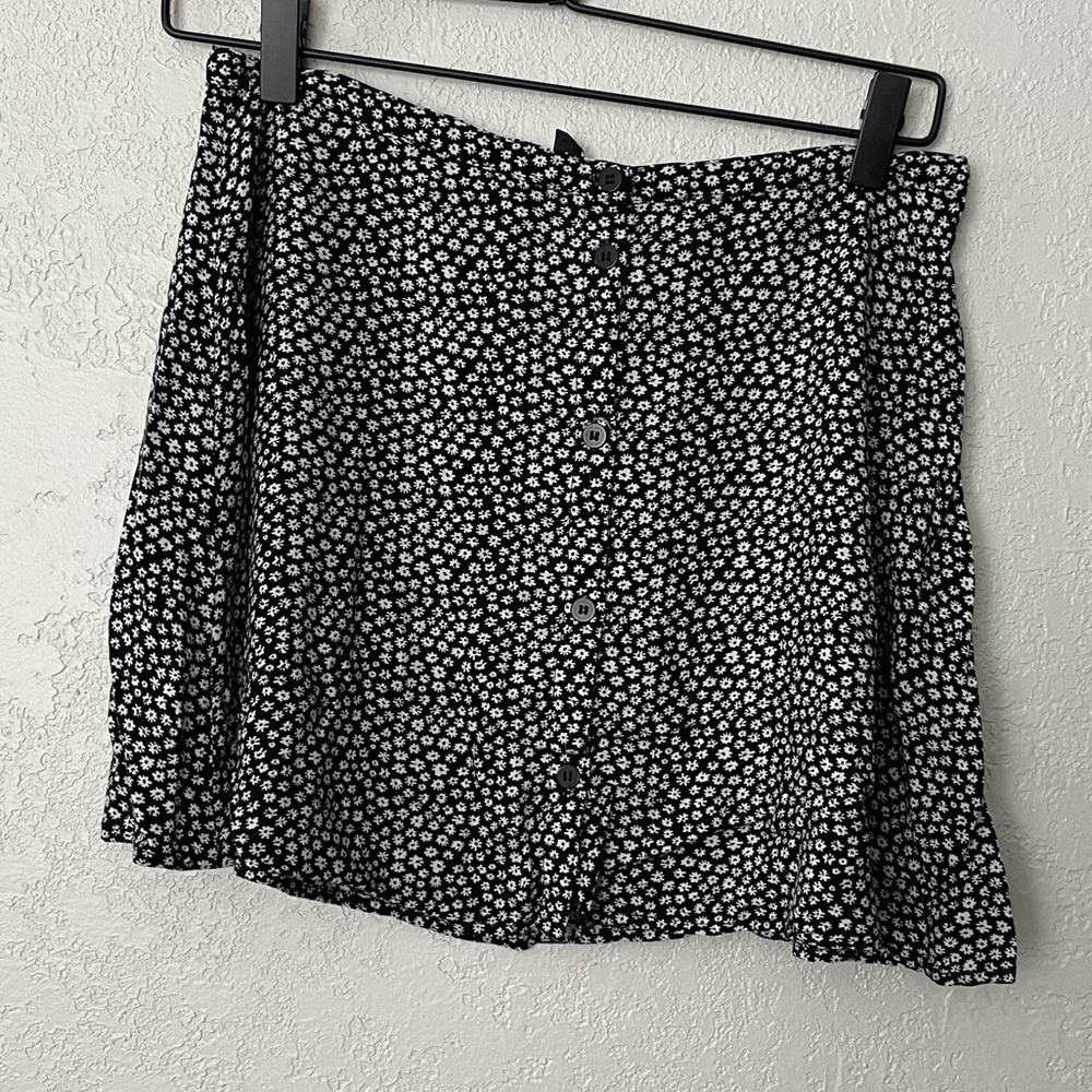 H&M divided floral skirt